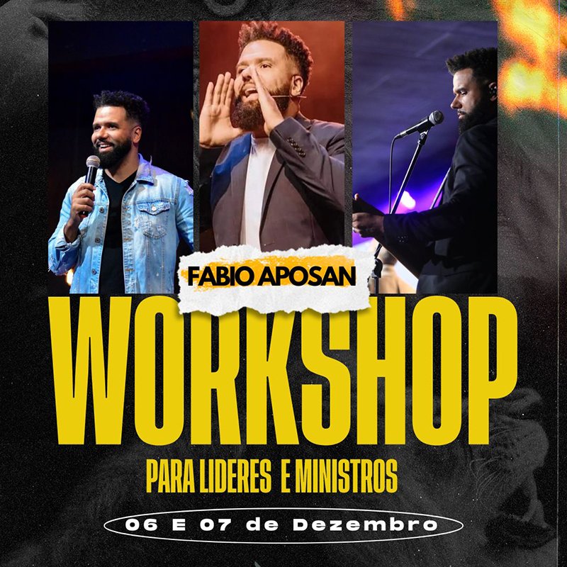 WORKSHOP PARA LÍDERES - MINISTROS E MÚSICOS